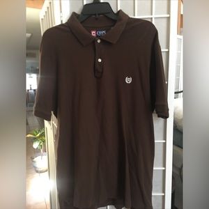 Mens Chaps Polo/Brown/XL